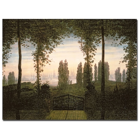 Caspar Friedrich 'Remembrance Of Johann Bremen' Canvas Art,24x32